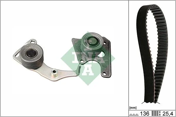 Komplet zobatega jermena INA 530 0096 10