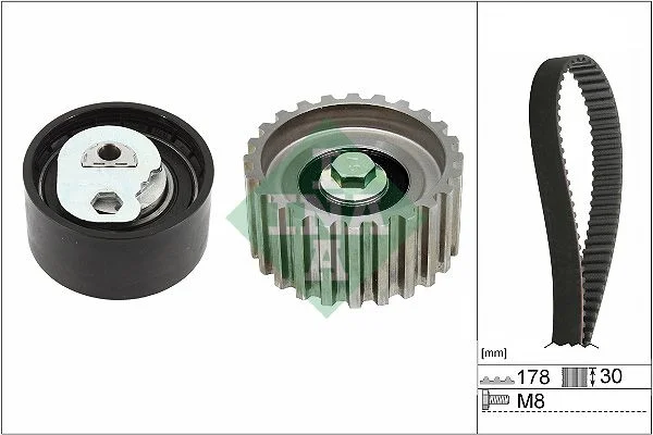 Komplet zobatega jermena INA 530 0232 10