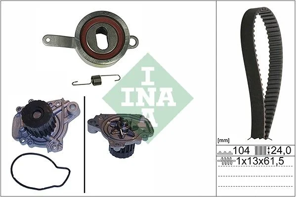 Water Pump & Timing Belt Kit INA 530031430