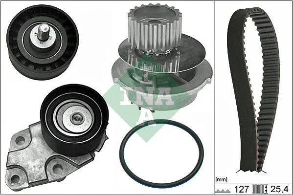 Water Pump & Timing Belt Kit INA 530 0332 31