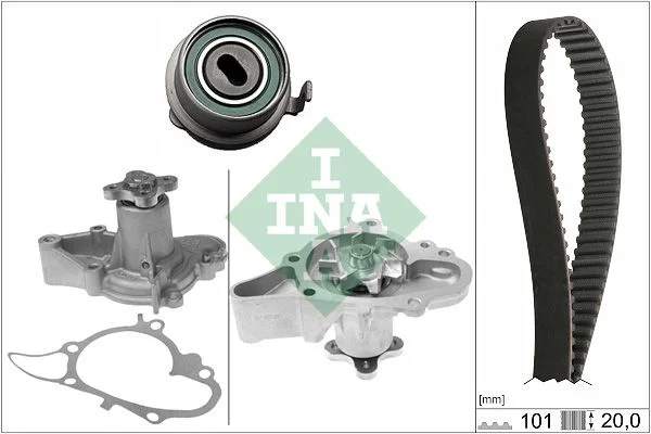 Water Pump & Timing Belt Kit INA 530 0355 31