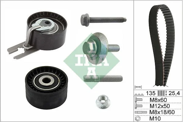 Komplet zobatega jermena INA 530 0369 10