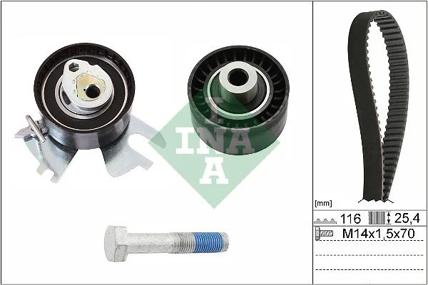 Komplet zobatega jermena INA 530 0449 10