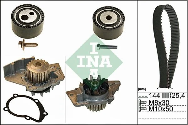 Water Pump & Timing Belt Kit INA 530 0474 30