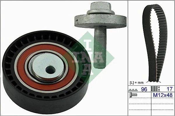 Komplet zobatega jermena INA 530 0604 10