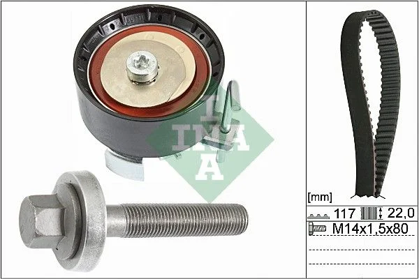 Komplet zobatega jermena INA 530 0605 10