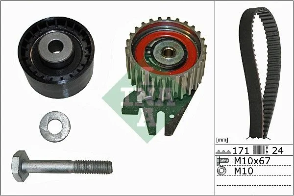 Komplet zobatega jermena INA 530 0606 10