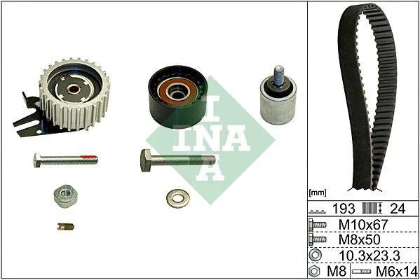Timing Belt Kit INA 530 0619 10
