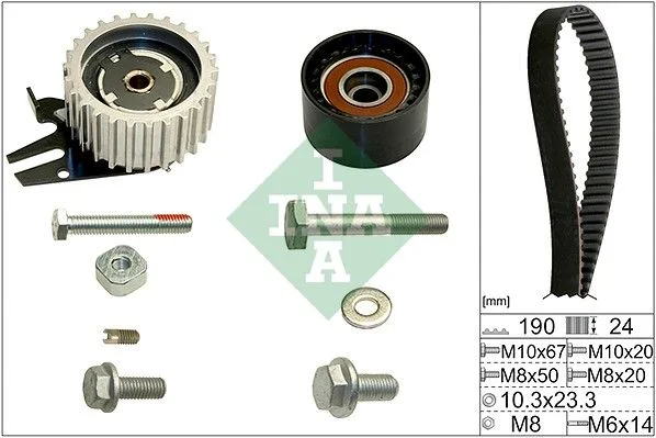 Komplet zobatega jermena INA 530 0624 10