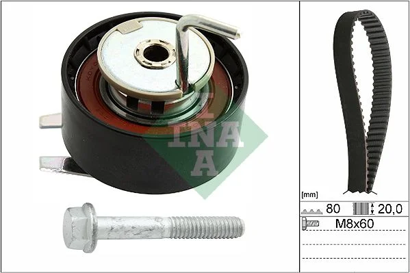 Komplet zobatega jermena INA 530 0692 10