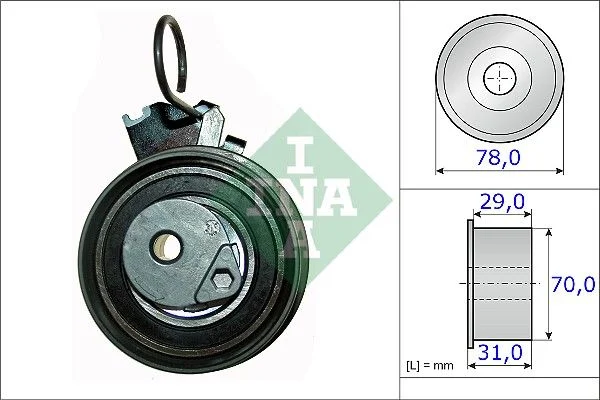 Napenjalna jermenica, zobni jermen INA 531 0532 10