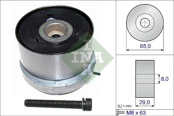 Tensioner Pulley, timing belt INA 531 0779 10