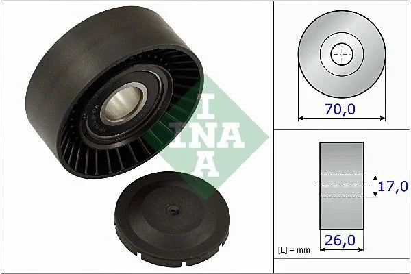 Napenjalna jermenica, V-rebrasti jermen INA 531 0891 10