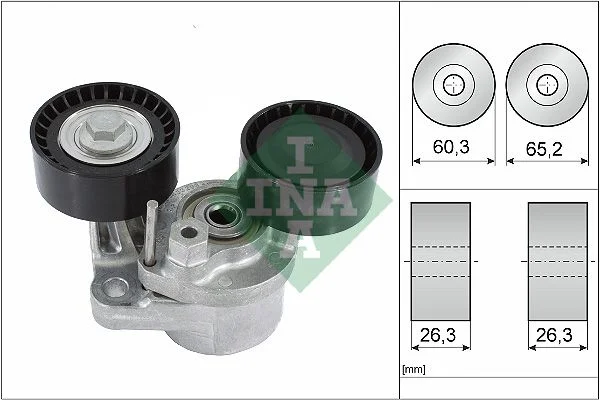Napenjalec jermena, V-rebrasti jermen INA 534 0482 10