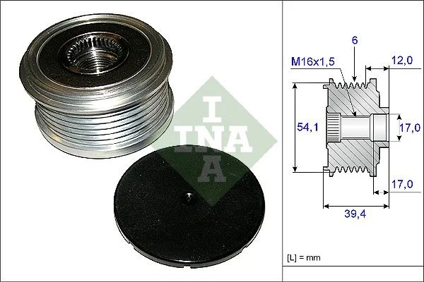Alternatorska sklopka s prostim kolesom INA 535 0090 10