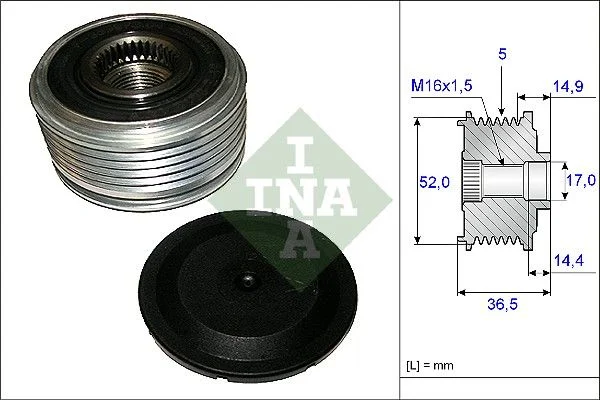 Alternator Freewheel Clutch INA 535 0129 10