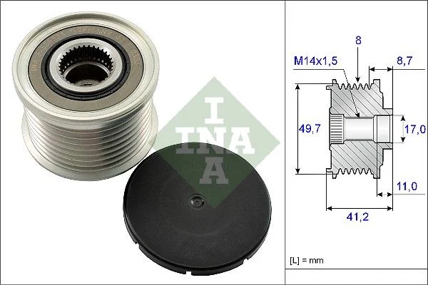 Alternator Freewheel Clutch INA 535 0141 10