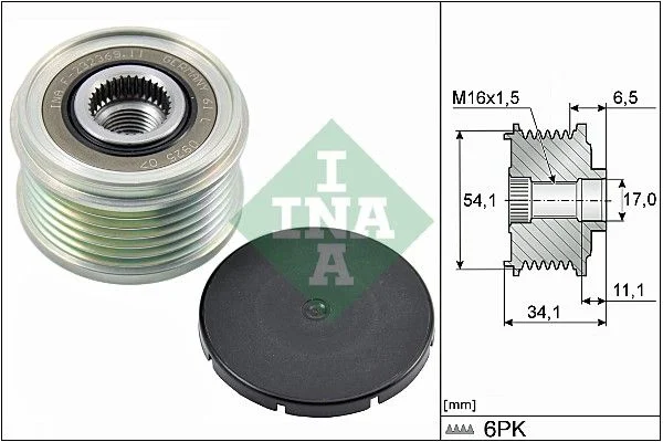Alternatorska sklopka s prostim kolesom INA 535 0179 10