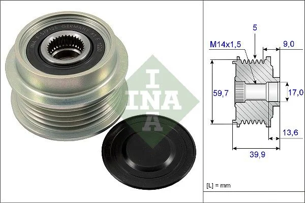 Alternator Freewheel Clutch INA 535 0199 10