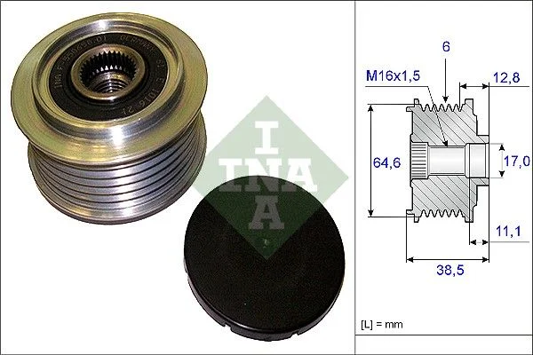 Alternator Freewheel Clutch INA 535 0201 10