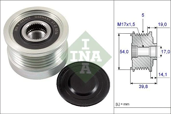 Alternator Freewheel Clutch INA 535022110