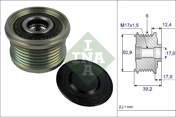 Alternator Freewheel Clutch INA 535 0247 10