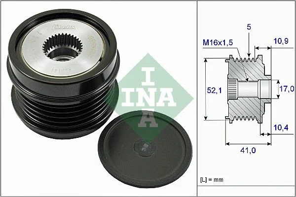 Alternator Freewheel Clutch INA 535 0272 10