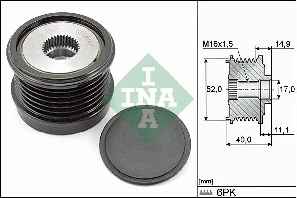 Alternator Freewheel Clutch INA 535 0293 10