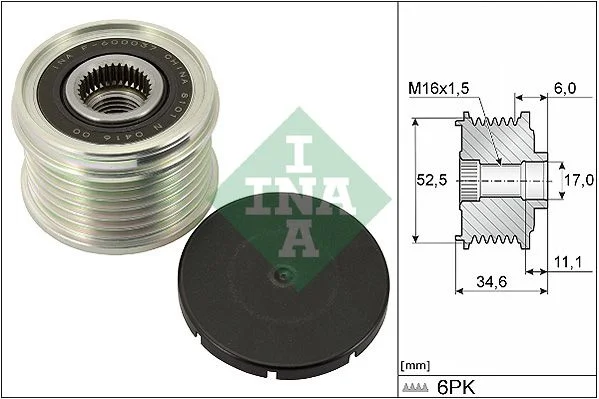 Alternator Freewheel Clutch INA 535 0315 10