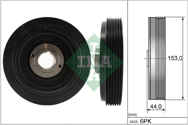 Belt Pulley, crankshaft INA 544 0042 10