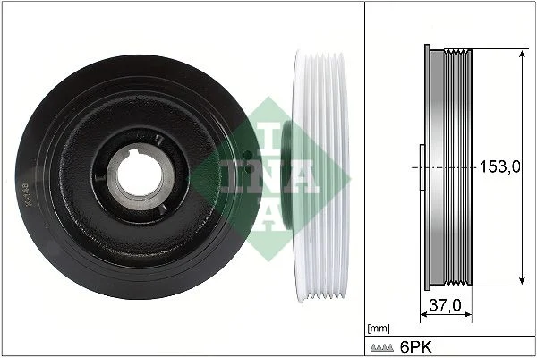 jermen jermenica, ročična gred INA 544 0058 10