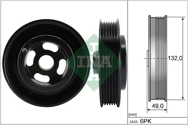 Belt Pulley, crankshaft INA 544012610