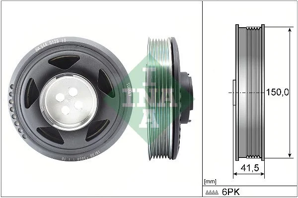 Belt Pulley, crankshaft INA 544 0129 10