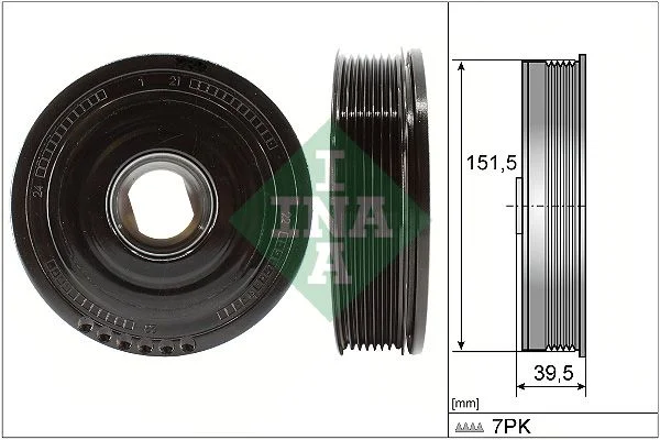 Belt Pulley, crankshaft INA 544017710