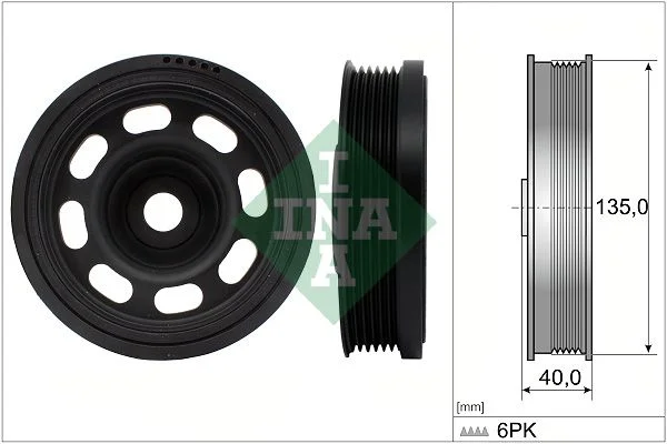 Belt Pulley, crankshaft INA 544 0184 10