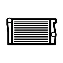 Radiator, engine cooling NRF 50100614