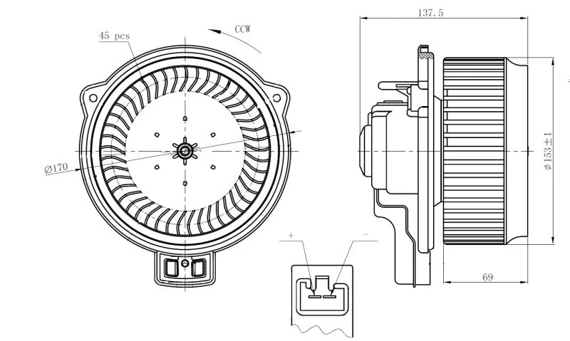 Notranji ventilator NRF 34267