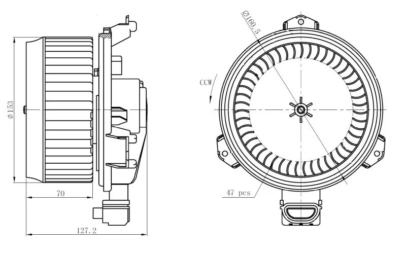 Notranji ventilator NRF 34277