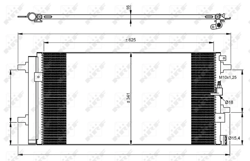 Kondenzator, klimatska naprava NRF 350060