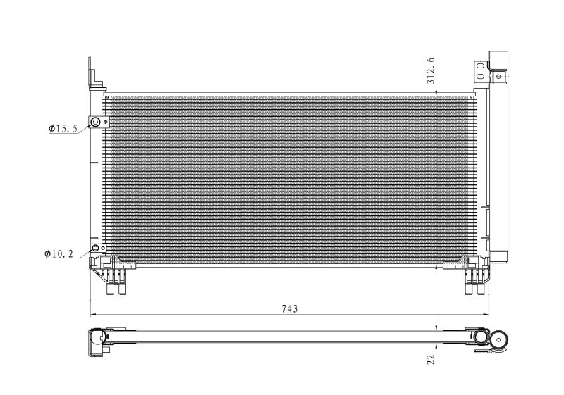 Kondenzator, klimatska naprava NRF 350466