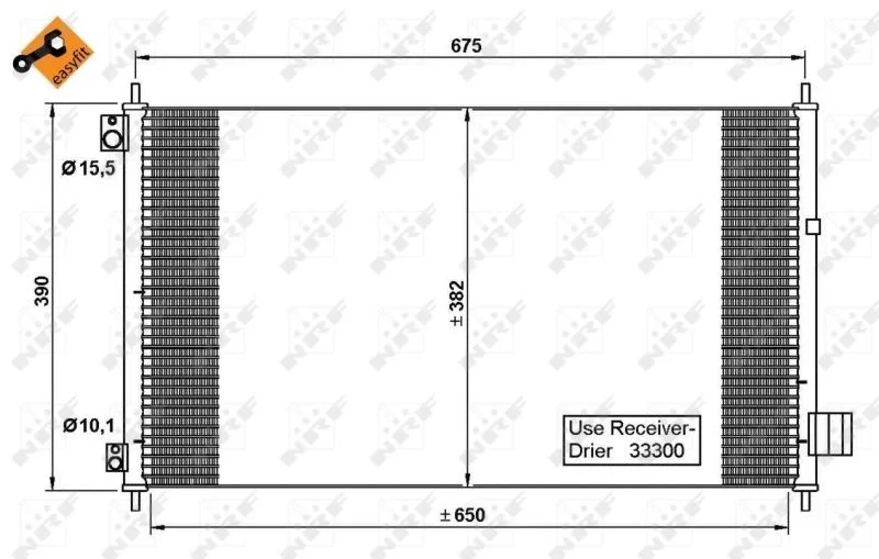 Condenser, air conditioning NRF 35780
