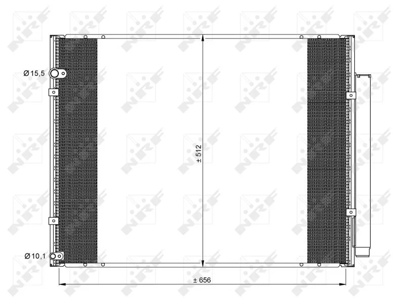 Condenser, air conditioning NRF 35857
