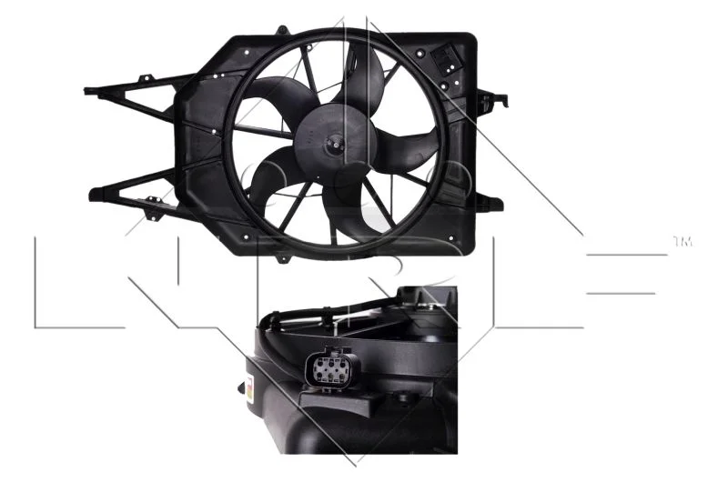 Ventilator, hlajenje motorja NRF 47034