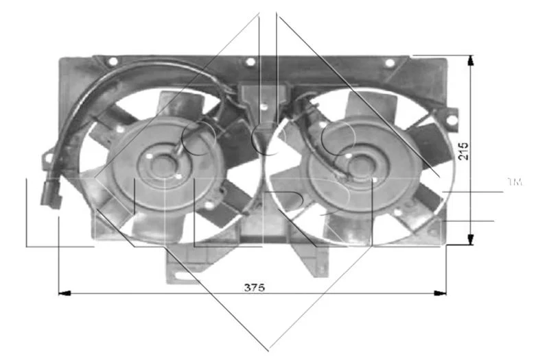 Fan, engine cooling NRF 47036
