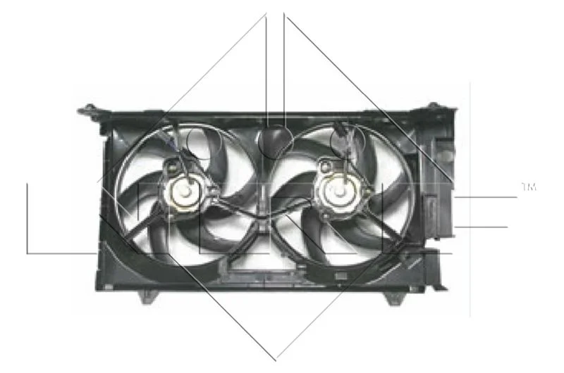 Ventilator, hlajenje motorja NRF 47075