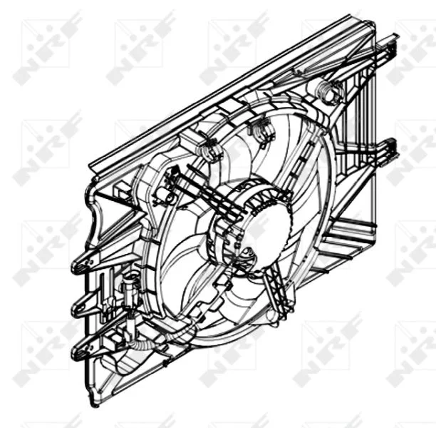 Ventilator, hlajenje motorja NRF 47594