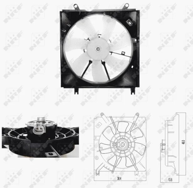 Fan, engine cooling NRF 47696