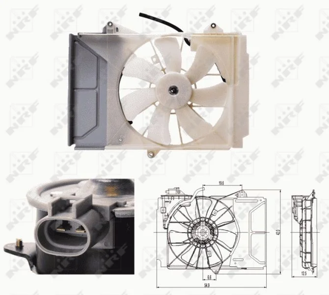 Fan, engine cooling NRF 47697
