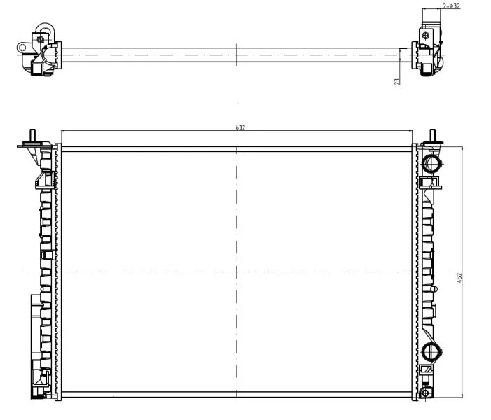 Hladilnik, hlajenje motorja NRF 58242A