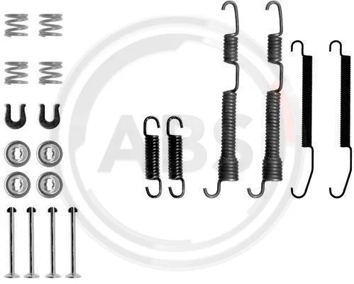Accessory Kit, brake shoes A.B.S. 0761Q